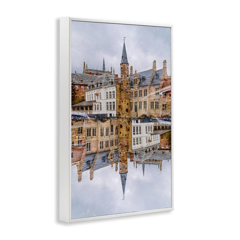 Giclée historique, réflexion par architecture historique, design Robin Vandenabeele, H 24 po x l 16 po