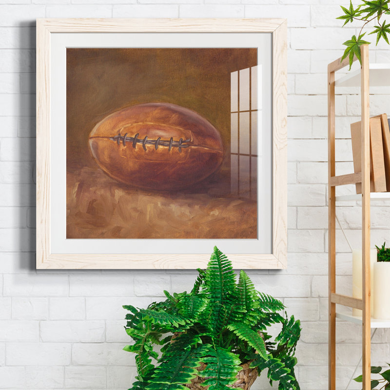 «Rustic Sports IV», reproduction encadrée de qualité supérieure - prête à être accrochée, H 22,5 po x l 22,5 po x P 1,5 po