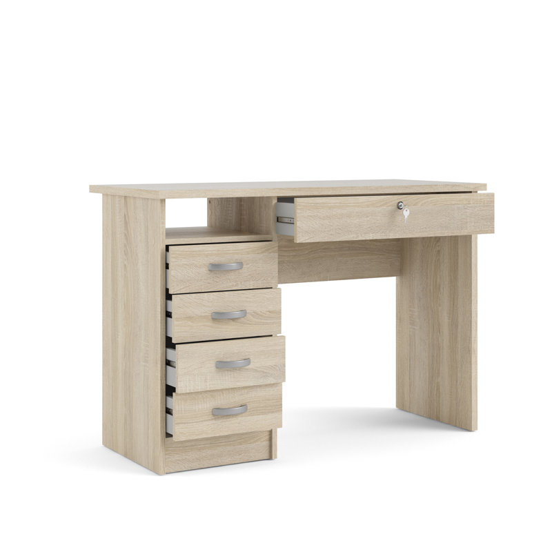 Channay Computer Desk, Oak