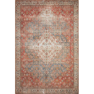 Tapis bleu Annelore