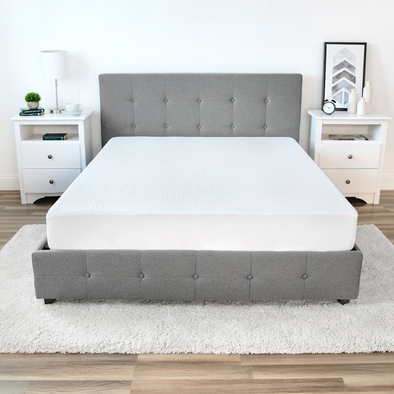 Waterproof Fitted Mattress Protector Mattress Protector Case Pack, Twin