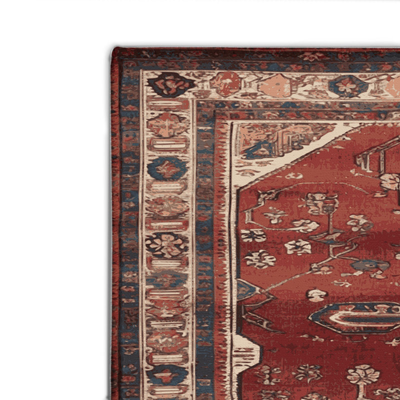 Turkish Black Indoor and Outdoor Area Rug, Rectangle 2' x 3'