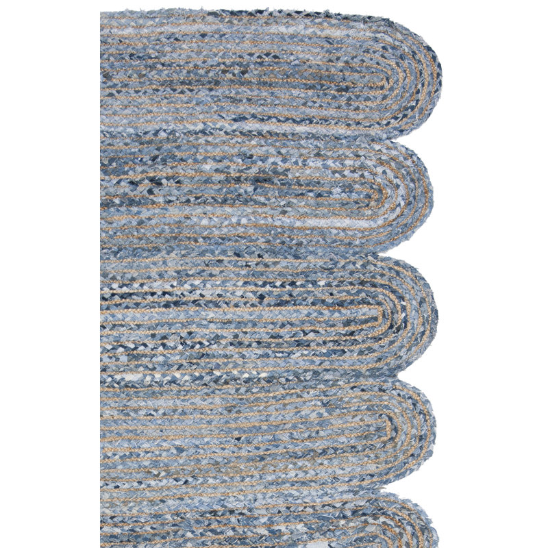 Zeitler Hand Woven Jute, Cotton Rug, Runner 2'3" x 8'