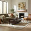 Warm Shaker 48"W Solid Wood Transitional Coffee Table with Storage Drawers and Open Shelf-122026446
