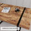 Ensemble de table de salle à manger en bois aggloméré de 55 po et ensemble de chaises de salle à manger 4 pièces 55 po
