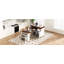 Table de salle à manger extensible avec plateau pliable extra-long, îlot de cuisine roulant avec tiroirs, prise de courant et verrou de frein, armoire de rangement pour la cuisine et la salle à manger-1380503481