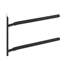 Porte-kayak mural double angle double SUP