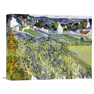 " Vineyards Auvers " by Vincent Van Gogh