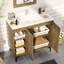 Meuble-lavabo simple 36 po avec plateau en résine et lavabo sur pied-1179670026