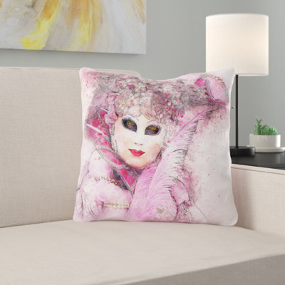 Outdoor Reversible Throw Pillow