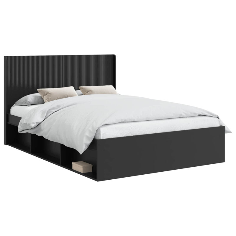 Bed, Black, Double (4'6)