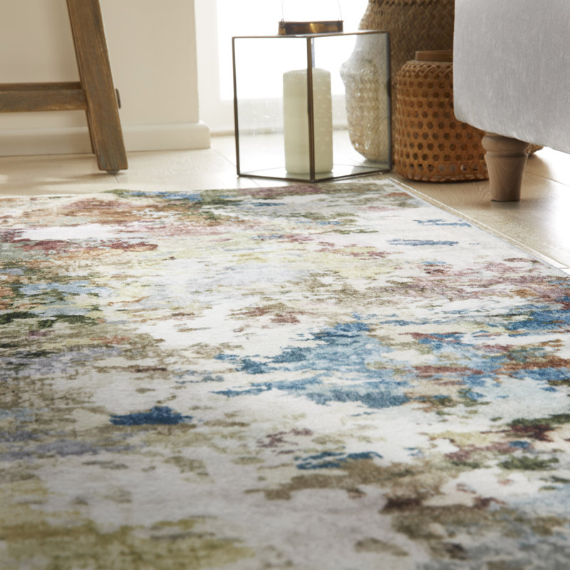 Keira Abstract Machine Printed Area Rug, Rectangle 120 x 180 cm