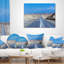 Coussin décoratif "Beautiful Desert Road" - Paysage imprimé en Israël
