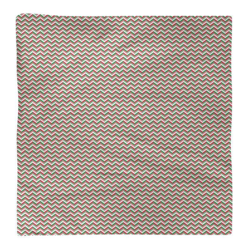 Chevron Square Napkin, 22" x 22", Cotton, Voilet/Purple