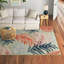Tapis intérieur / extérieur gris / rouille / bleu marine South Hadley-411556973