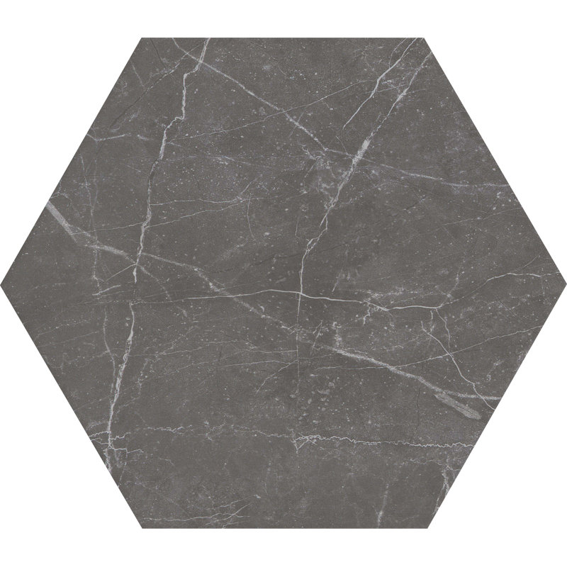 Sterlina 8 In. X 10 In. Matte Porcelain (7.38 Sq. Ft./Case), Asphalt