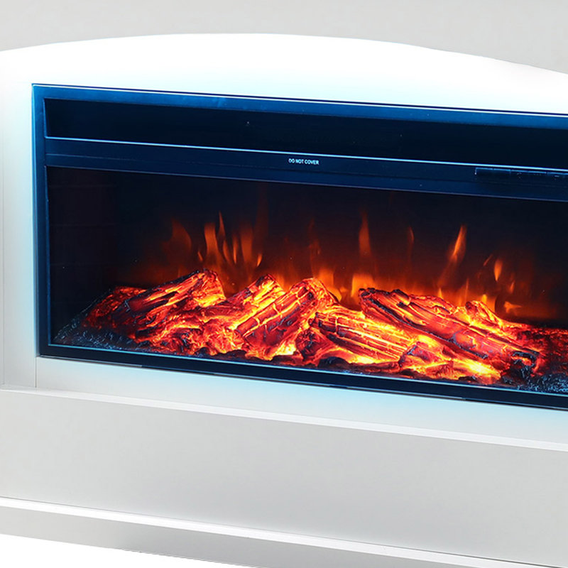 built-in electric fireplace