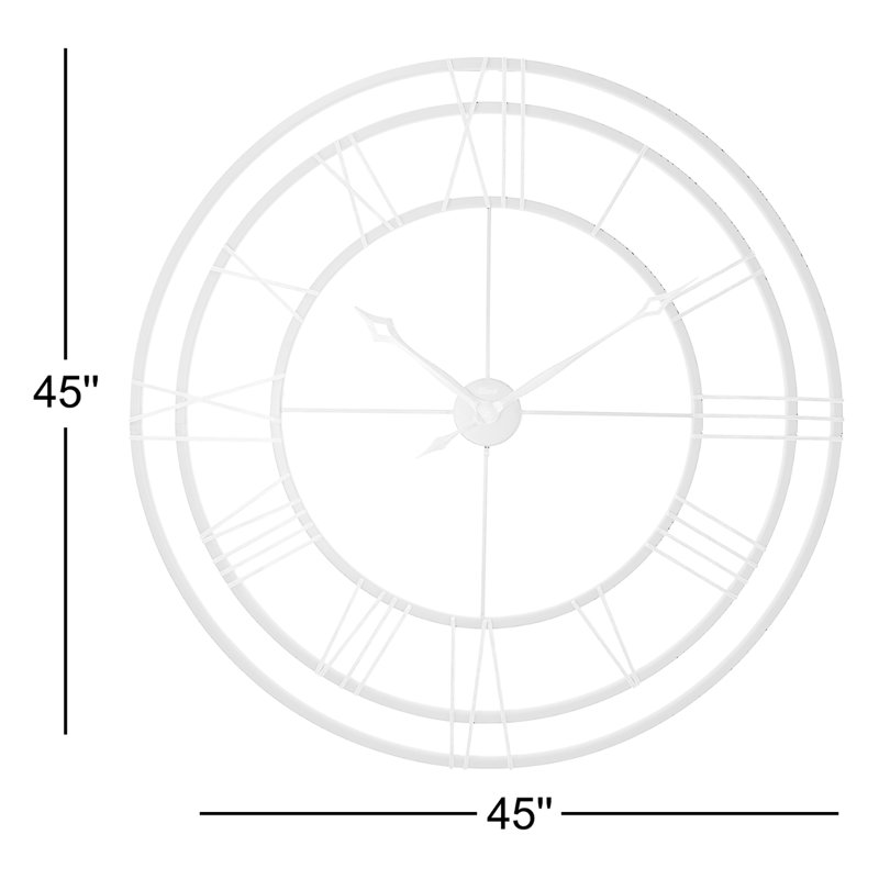 Metal Analog Wall Clock