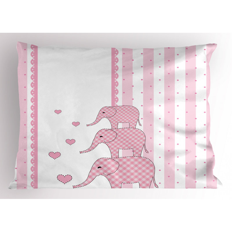 Nursery Polyester Striped Sham Set, King
