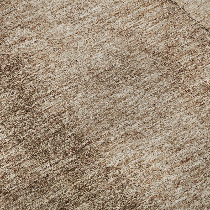 Premium Machine Washable Prisco Brown Rug, Rectangle 8' x 10'