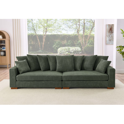 Catasha 116'' Corduroy Sofa