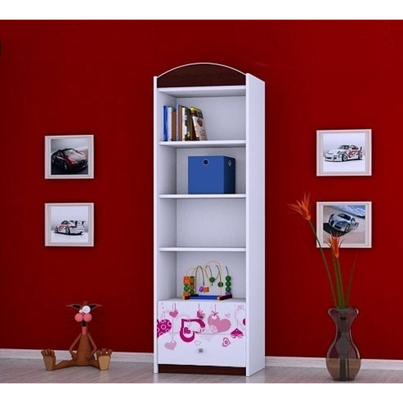 Makayla 183cm H X 60cm W Kids Cube, Wenge