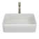 Mocoloo 19" L x 15''W Ceramic Bathroom Sink Rectangular Vessel Sink with Faucet
