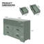 7 - Drawer 47.24"W Double Dresser-414373170