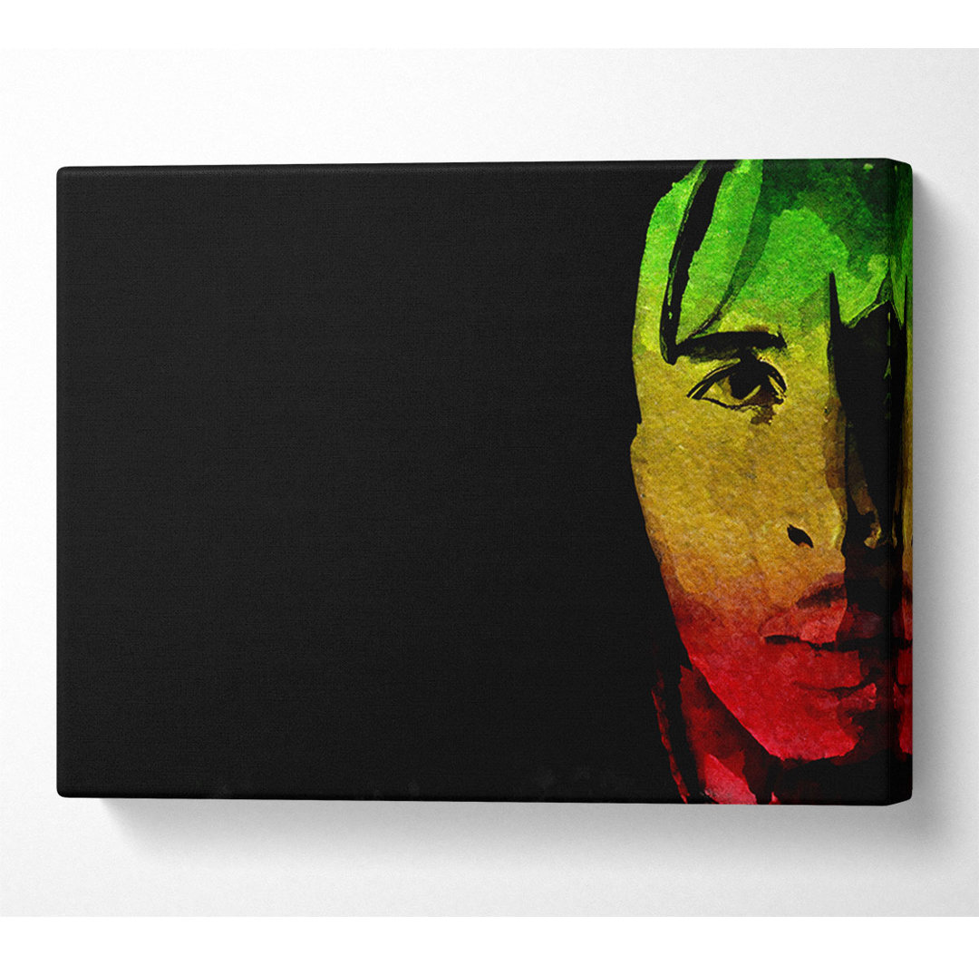 Bob Marley Legende - Kunstdrucke auf Leinwand