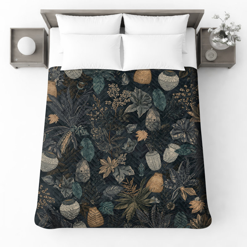 Tropical Decor Bedding, Double