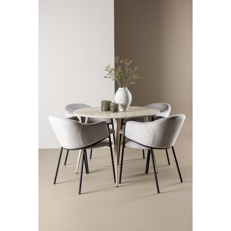 Vega 4 - Person Dining Set, White