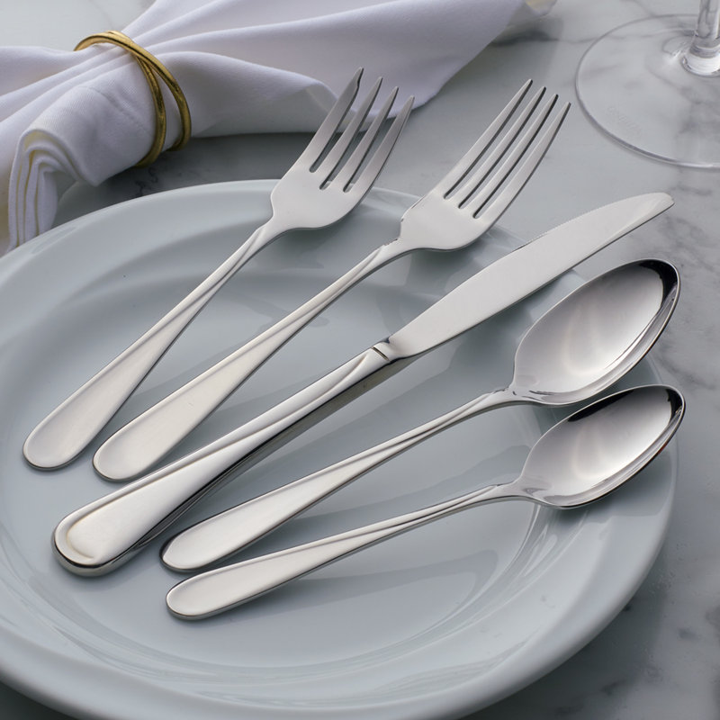 Oneida Flight 45 Piece Everyday Flatware Set, Service For 8