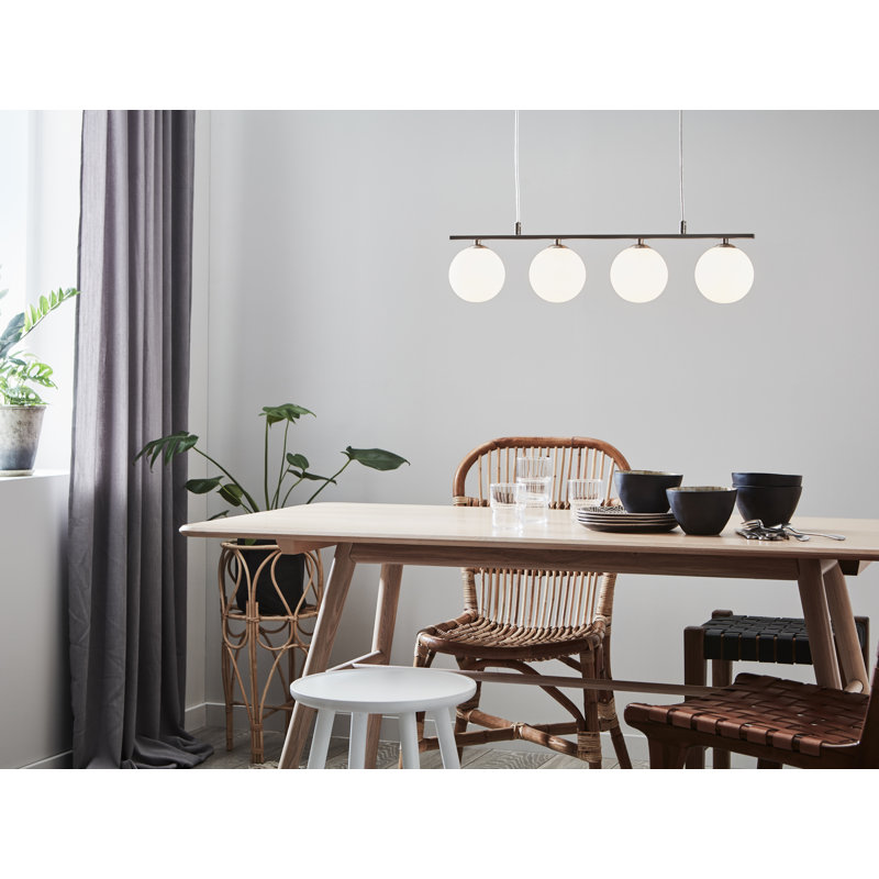 4 - Light Kitchen Island Pendant, Steel