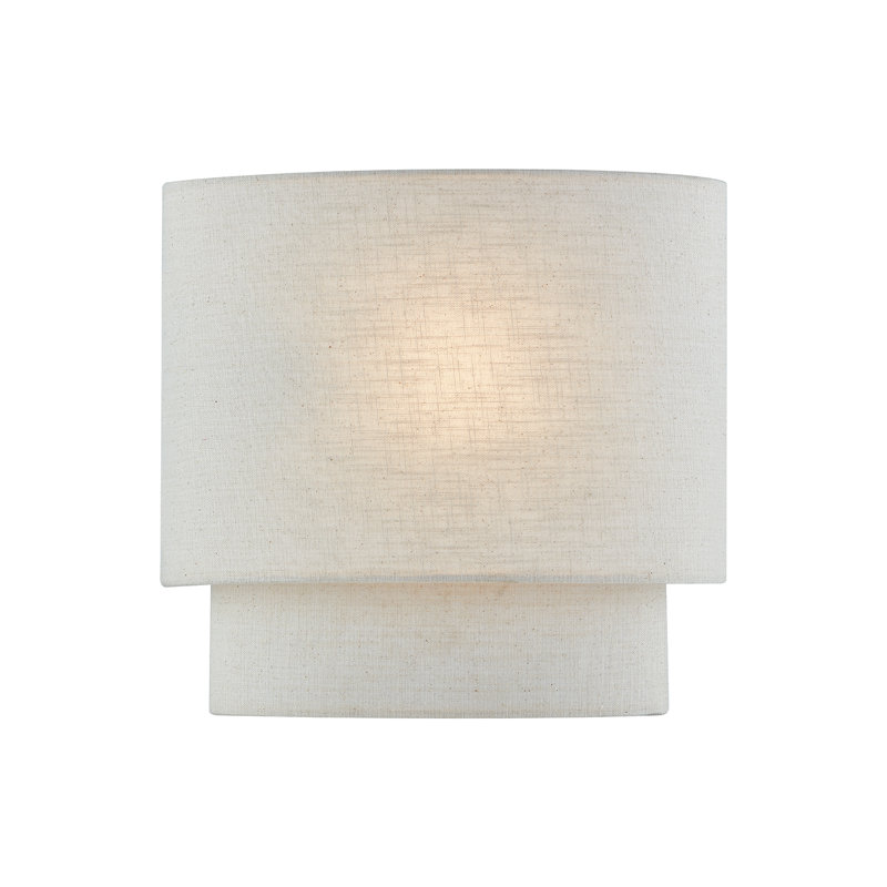Textile - Applique murale ADA Tier en tissu - paquet de 2 - l 14 po x H 10 po - Crème, Crème