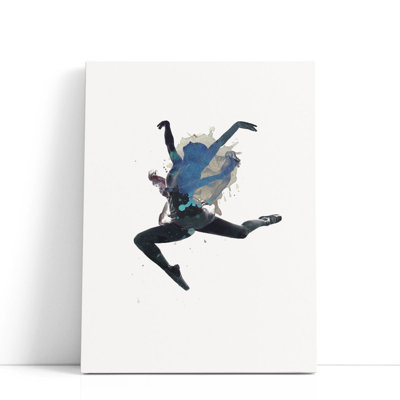 Ballerina Floating - Canvas Print Wall Art