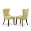 Ensemble de salle à manger 7 pièces comprenant une table rectangulaire à pieds en V et 6 chaises Parsons en lin Limelight multicolores-648921520