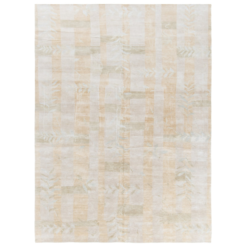 Tapis floral en laine Martha Stewart, Rectangle 6 pi x 9 pi