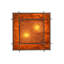 Luminaire suspendu carré 20 po Boulder Creek
