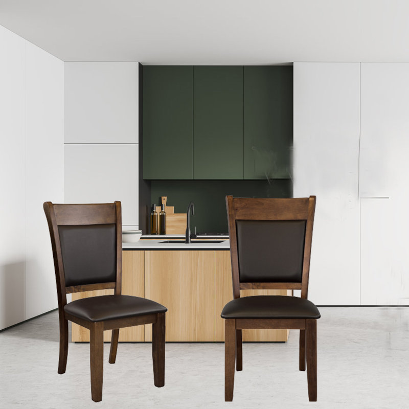 Chaise d'appoint en brun