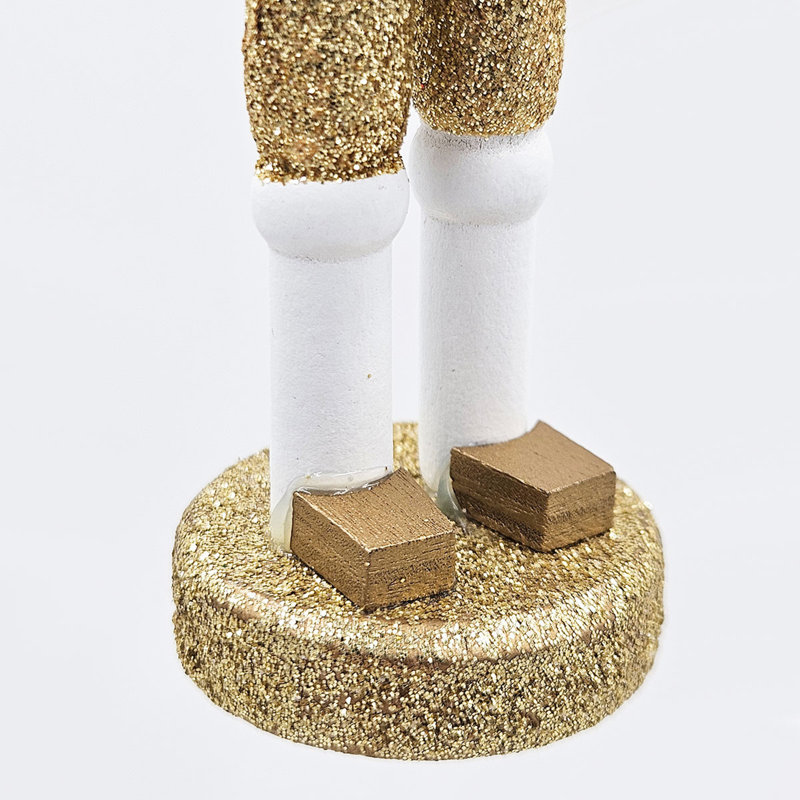 Ensemble de 3 décorations de casse-noisette charmantes de 4,9 pouces pour décorations festives et présentation de table