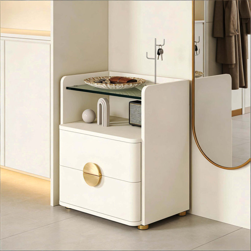 Multi-Purpose Storage Side Cabinet & Practical Bedroom Bedside Night Table