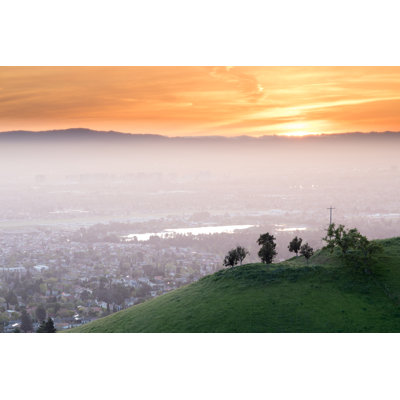 Breathtaking Silicon Valley Sunset - Wrapped Canvas Print