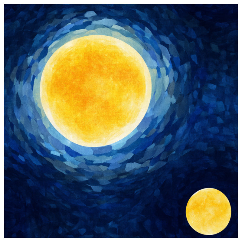 Coussin Abstract Sun, coussins double face Art, 20 x 20 inches