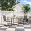 Ensemble de 2 chaises de patio pour l'extérieur C Spring Motion