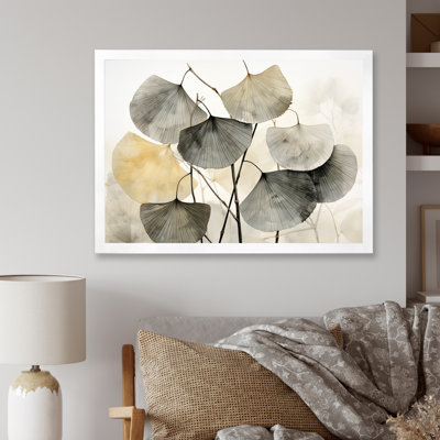 Asian Art Pansies Flowers III - Asian Art Framed Canvas Print Wall Art