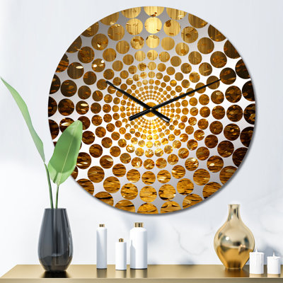 Commack - Horloge murale peinture abstraite