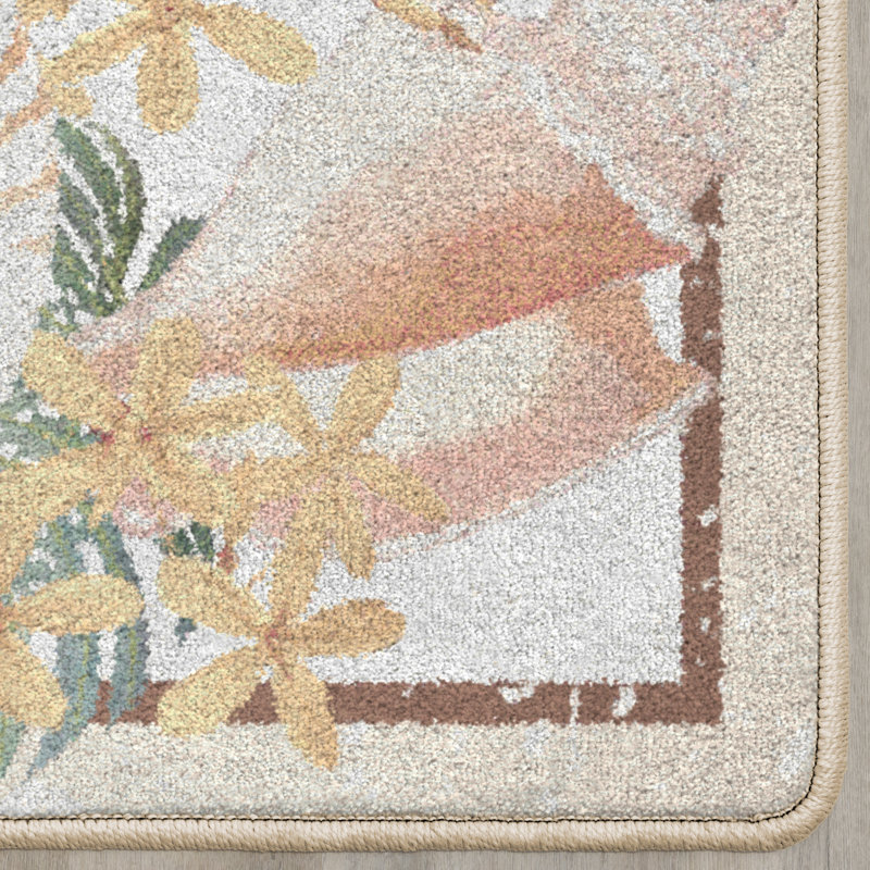Guy Harvey Floral Shell Area Rug, Rectangle 7'8" x 10'9"