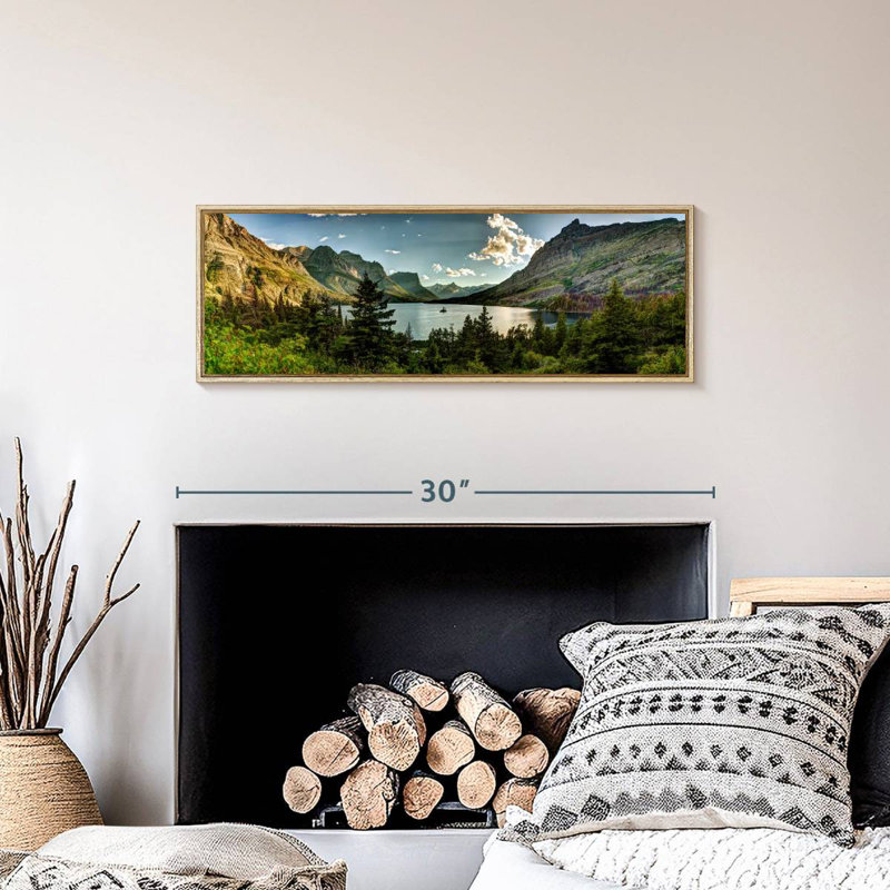 Montana, Montana, Cadre flottant en bois naturel, 28 po x 10 po