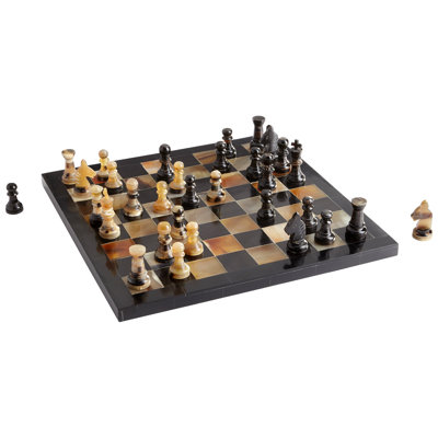 Jeu d'échecs noir