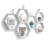 6 Piece Hexagon Floating Shelf-180538248
